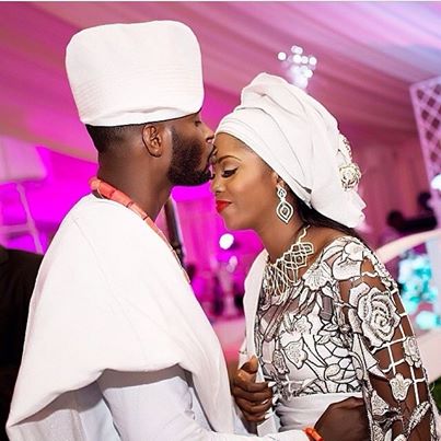 Nigerian-Wedding-Official-Yoruba-Traditional-Wedding-Pictures-of-Tiwa-Savage-Tee-Billz-Tunji-Balogun-in-Lagos